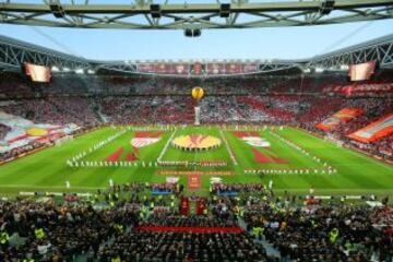 Las im¨¢genes del Sevilla-Benfica