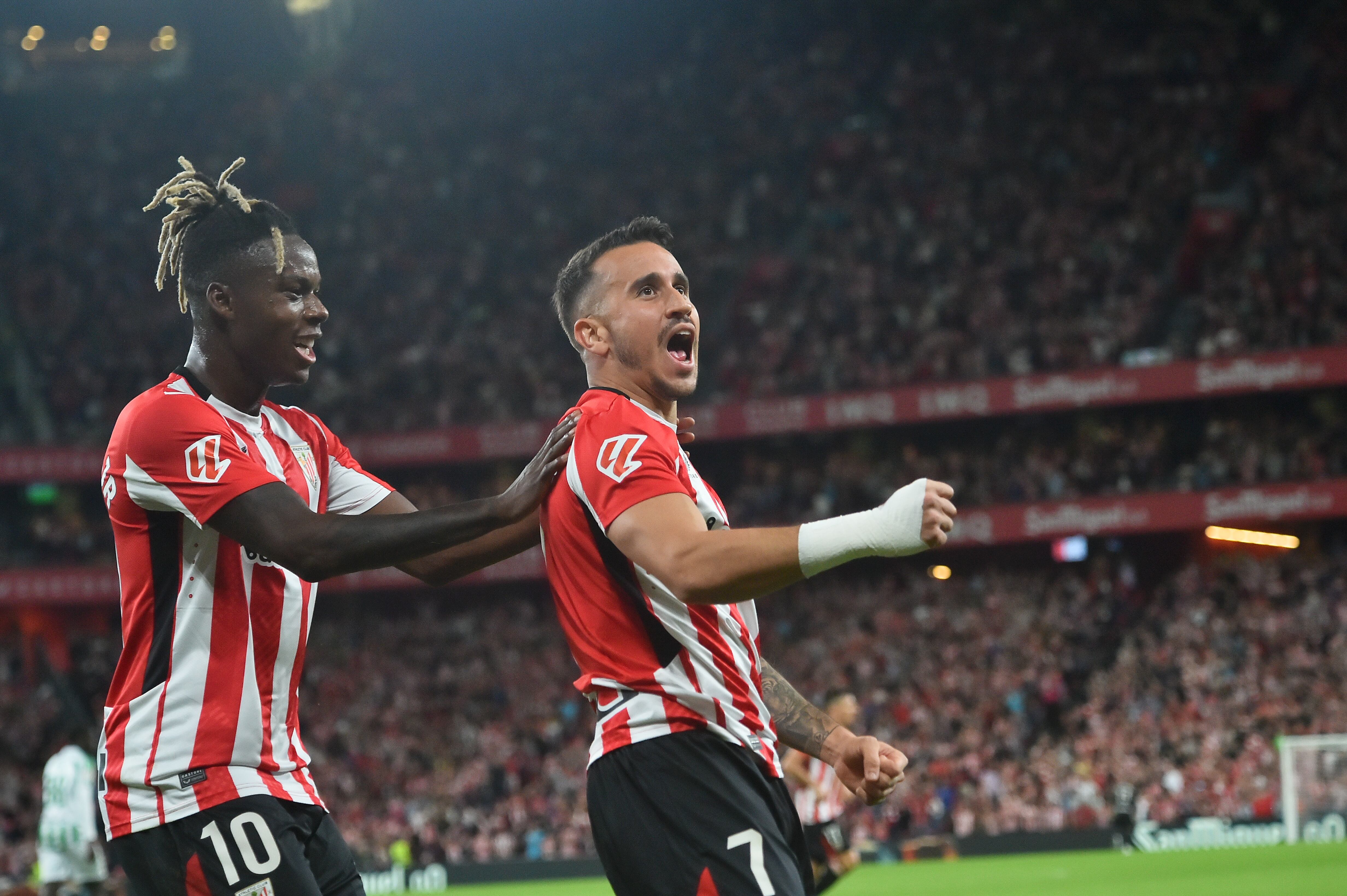 11/03/24 Partido Primera División Athletic de Bilbao - Betis Empate primer gol Alex Berenger 1-1 Alegria