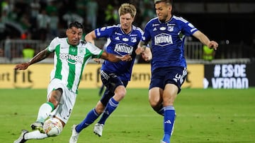 Jefferson Duque en la final de Copa BetPlay entre Nacional y Millonarios.