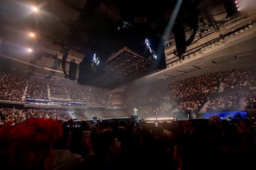 Quevedo durante su primer concierto en Madrid