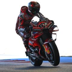 Trío de campeones en primera fila: Pecco, Mir y Márquez