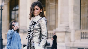 Zendaya Coleman en la pasarela de Louis Vuitton, durante la Semana de la Moda de París para mujer primavera/verano 2026.