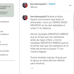 Zapata fue expulsado de la previa por un falso positivo