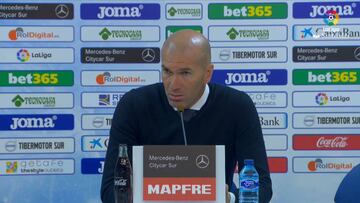 Zidane: "Estoy contento"