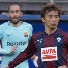 Inui y el imperio del sol azulgrana que brilla en Eibar