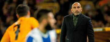 Abelardo, durante el 4-0 del Wolverhampton al Espanyol.