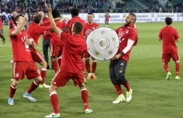 Bayern clinch record 26th Bundesliga title - in pictures