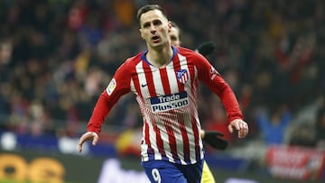 Kalinic jugando con el Atl&eacute;tico