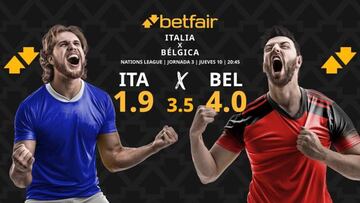 Italia vs. Bélgica: horario, TV, pronósticos, estadísticas y clasificación