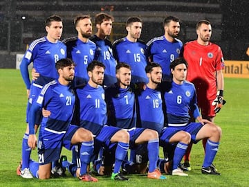 The San Marino team beaten 8-0 by Germany that sparked the row