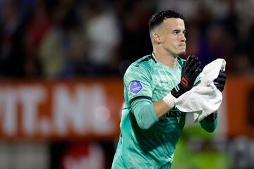 Etienne Vaessen, portero del RKC Waalwijk, durante el partido contra el Ajax de Amsterdam de la Eredivisie neerlandesa.