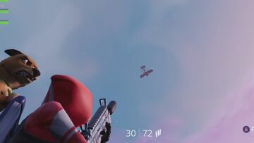 Fortnite Battle Royale: Desafío de la Semana 7 de la Temporada 7 - Destruye Alatormentas X-4 que estén en el aire