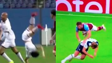 La jugada patentada de Kane que le costó tres vértebras rotas a un futbolista