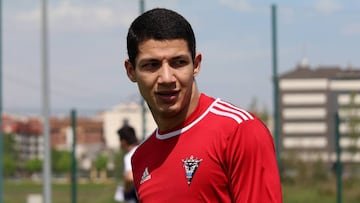 Marcos André, durante un entrenamiento.