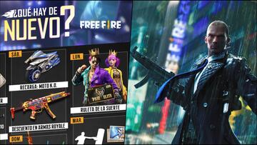 Free Fire: agenda semanal del 22 al 27 de abril; ruleta de la suerte y descuentos en armas royale