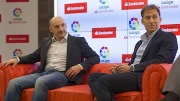 26/10/18 LALIGASANTANDER ACTO COLOQUIO  PATROCINADO POR EL BANCO SANTANDER CLASICO 18/19 CON RAFAEL MARTIN VAZQUEZ ALBERT CHAPI FERRER