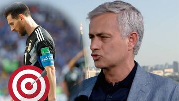 Ya está aquí: la crítica de Mourinho a Messi tras fallar el penalti contra Islandia