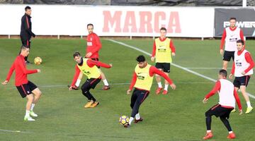 Atlético training in Majadahonda today