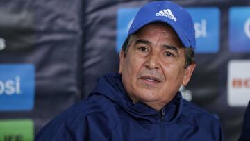 El t&eacute;cnico de Millonarios, Jorge Luis Pinto, habl&oacute; sobre el progreso de su equipo en pretemporada y la actualidad de Andr&eacute;s Cadavid y Ayron Del Valle.