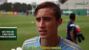 Los días de Arancibia como promesa del Palmeiras