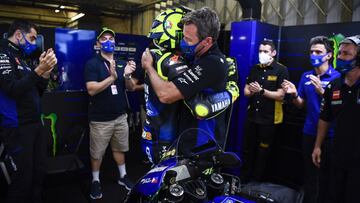 Rossi Valentino (ita), Yamaha YZR-M1, Monster Energy Yamaha MotoGP, portrait during the 2020 MotoGP Gran Pr&eacute;mio MEO de Portugal, Portuguese Grand Prix from November 20 to 22, 2020 on the Aut&oacute;dromo Internacional do Algarve, in Portimao, Portugal - Photo Studio Milagro / DPPI
 AFP7 
 22/11/2020 ONLY FOR USE IN SPAIN
