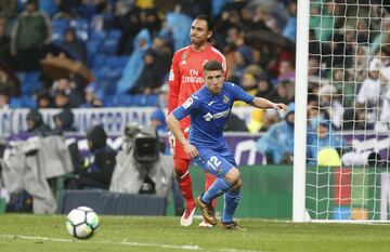 Francisco Portillo converted a penalty, awarded for a foul by Nacho on Jorge Molina.