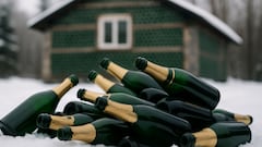 They collected 12,000 champagne bottles and built an incredible house as a heartfelt tribute