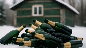 Champagne bottle house - artist's impression