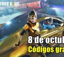 Códigos Free Fire de hoy 8 de octubre de 2021; todas las recompensas gratis