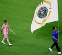 El recibimiento para Messi de los aficionados de Palmeiras que abarrotaron el Hard Rock Stadium