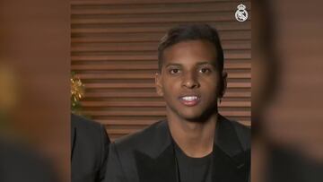 El mensaje de Navidad de Rodrygo para los aficionados del Real Madrid