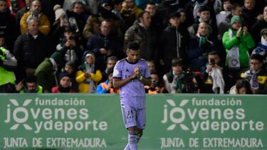 Rodrygo celebra su gol.
