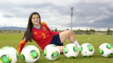 Lucía Goméz, jugadora del Villarreal y de la Sub-17.