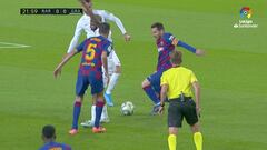 El inédito túnel de Messi desde el suelo que sorprendió a todos