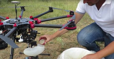 Drones y semillas ‘inteligentes’ para reforestar un Parque Natural en España