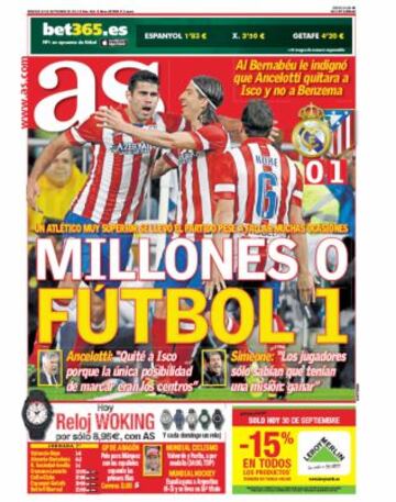 Las portadas de AS de septiembre