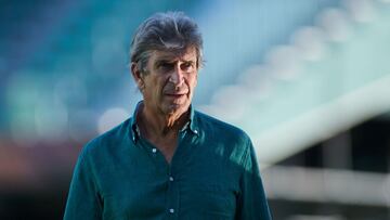 Pellegrini, durante un partido. 