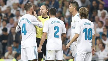 Zidane esquiva la pregunta sobre el arbitraje ante el Betis