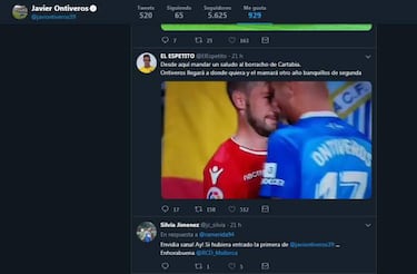 Ontiveros se venga de los aficionados del Depor en redes