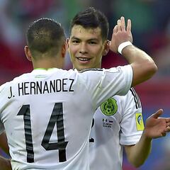 Chucky Lozano y Chicharito, más valiosos que Islandia