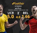 Pronósticos Ucrania vs. Bélgica: horario, TV, estadísticas y clasificación