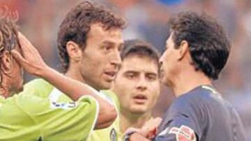 <b>EXPULSIÓN. </b>Turienzo expulsó a Pulido el domingo y el Geta jugó con diez desde el minuto 12.