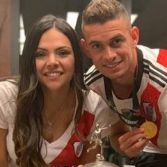 Ana Caicedo, pareja de Rafael Santos Borré, confirmó que su hija nacerá en Argentina