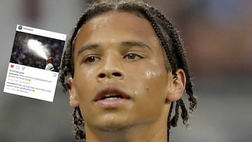 Sané reacts to missing out on World Cup with Germany