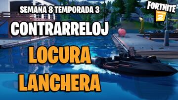 Fortnite: c&oacute;mo completar la prueba contrarreloj en lancha en Locura Lanchera