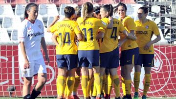 El Atlético ganó en Sevilla.
