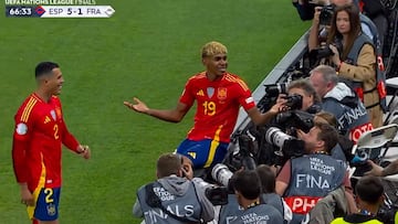 Lamine Yamal le ense?a al que duda de su Bal車n de Oro que est芍 equivocado: gol imposible