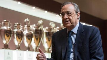 Real Madrid&#039;s President Florentino Perez 