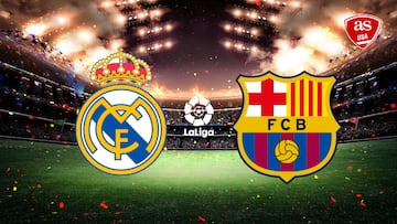 El clásico game between Real Madrid and Barcelona.