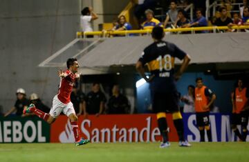 Los Diablos Rojos debutaron en la Copa Libertadores 2013 con una victoria 2-1 en 'La Bombonera' de Boca Juniors. Aquella noche, Carlos Esquivel y Édgar Benítez fueron los anotadores del partido.